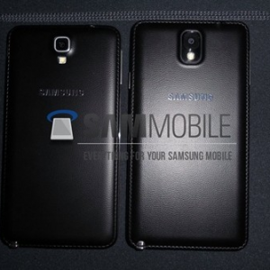 采用人造皮革材质后壳！三星Galaxy Note 3 Neo谍照曝光