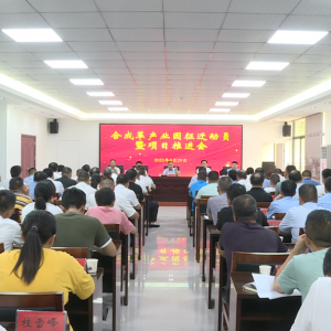 武穴：聚力攻坚 确保合成革产业园项目的征迁和推进