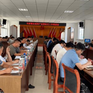 武穴：田家镇召开合成革产业园征迁工作推进会