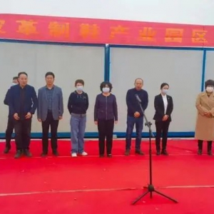 汝南县举行皮革制鞋产业园区开工仪式