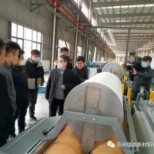 和县领导视察马鞍山瑞高科技有限公司
