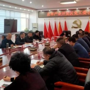 阜新皮革产业开发区：要求高标准完成首季“开门红”